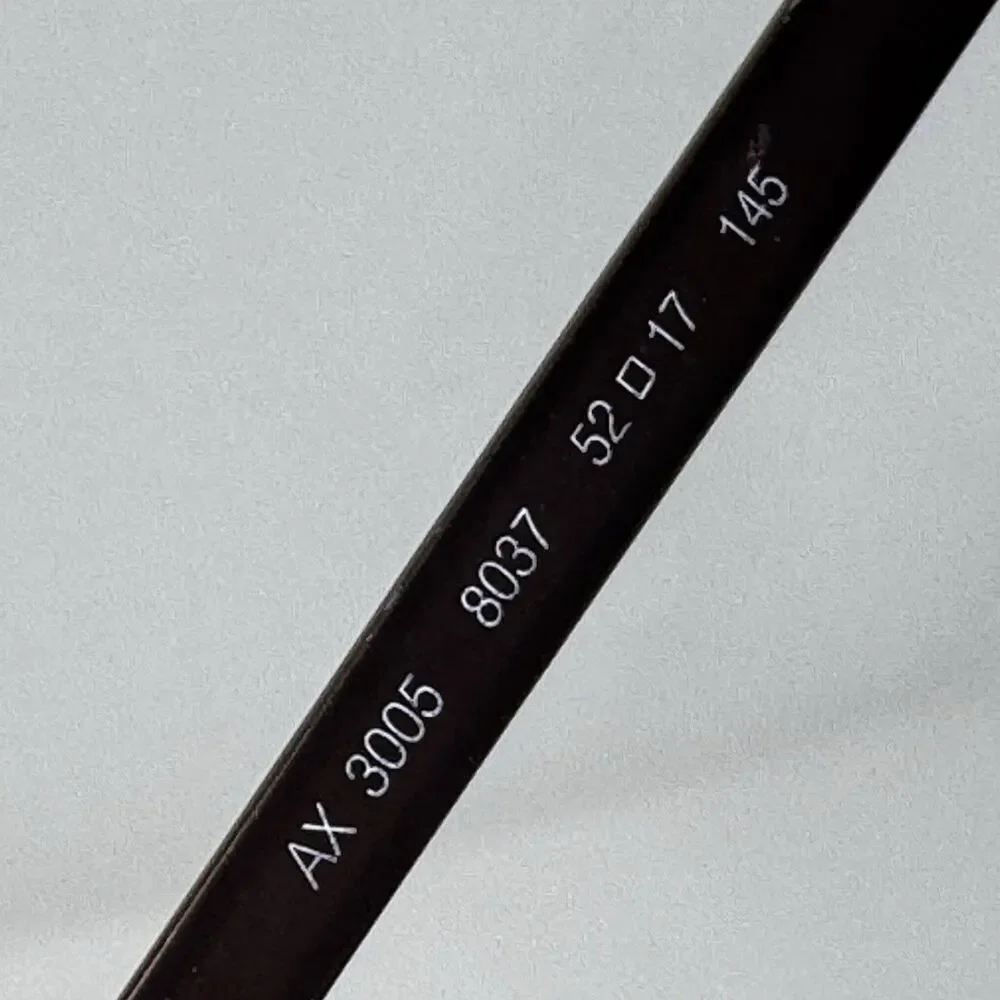 Armani Exchange AX 3005 8037 Cat Eye Havana Brown Eyeglasses Frame 52-17-145